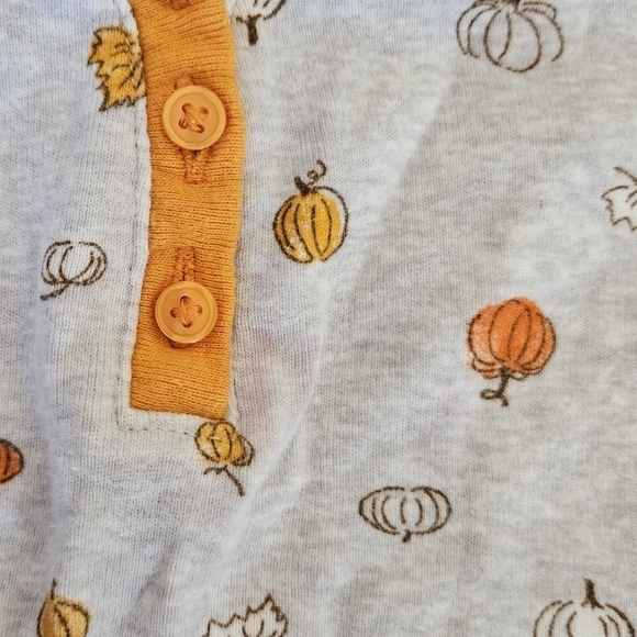 Autumn Pajama Set | Size 5 | Pumpkins | Leaves | Fall | PJs | LC Lauren Conrad - Picture 6 of 7